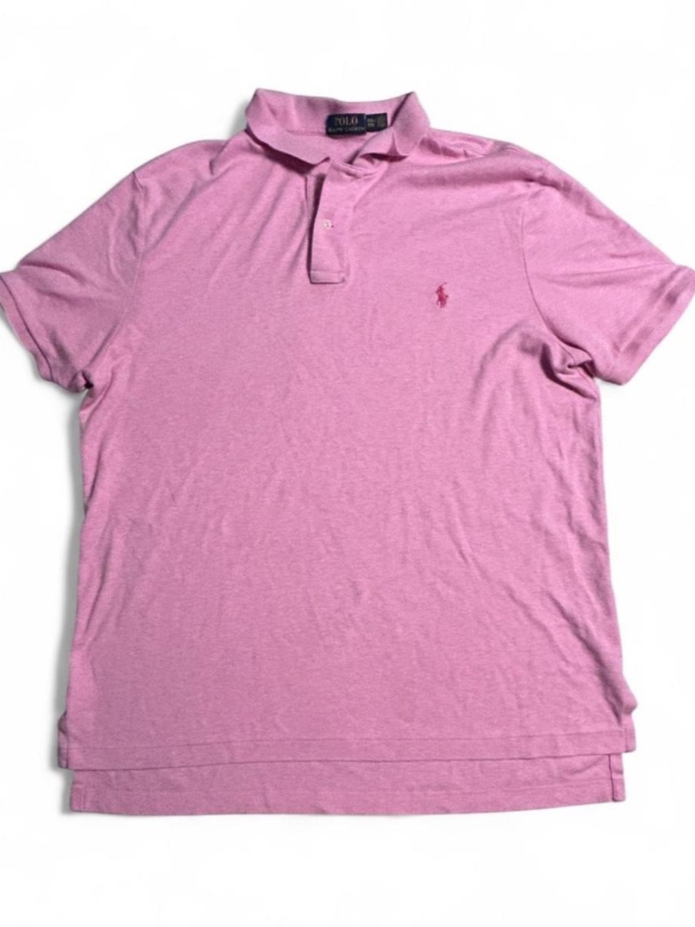 Ralph Lauren Pink Polo with Embroidered Pony